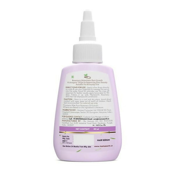 Mamaearth Rosemary Hair Growth Scalp Serum with 95% Pure Rosemary Oil - Distacart
