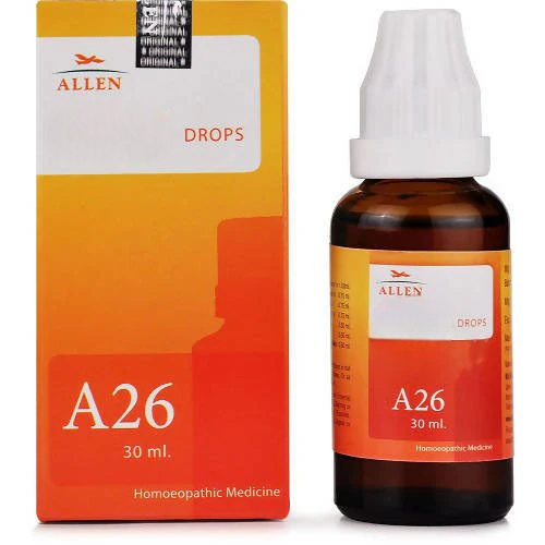Allen Homeopathy A26 Drops - Distacart