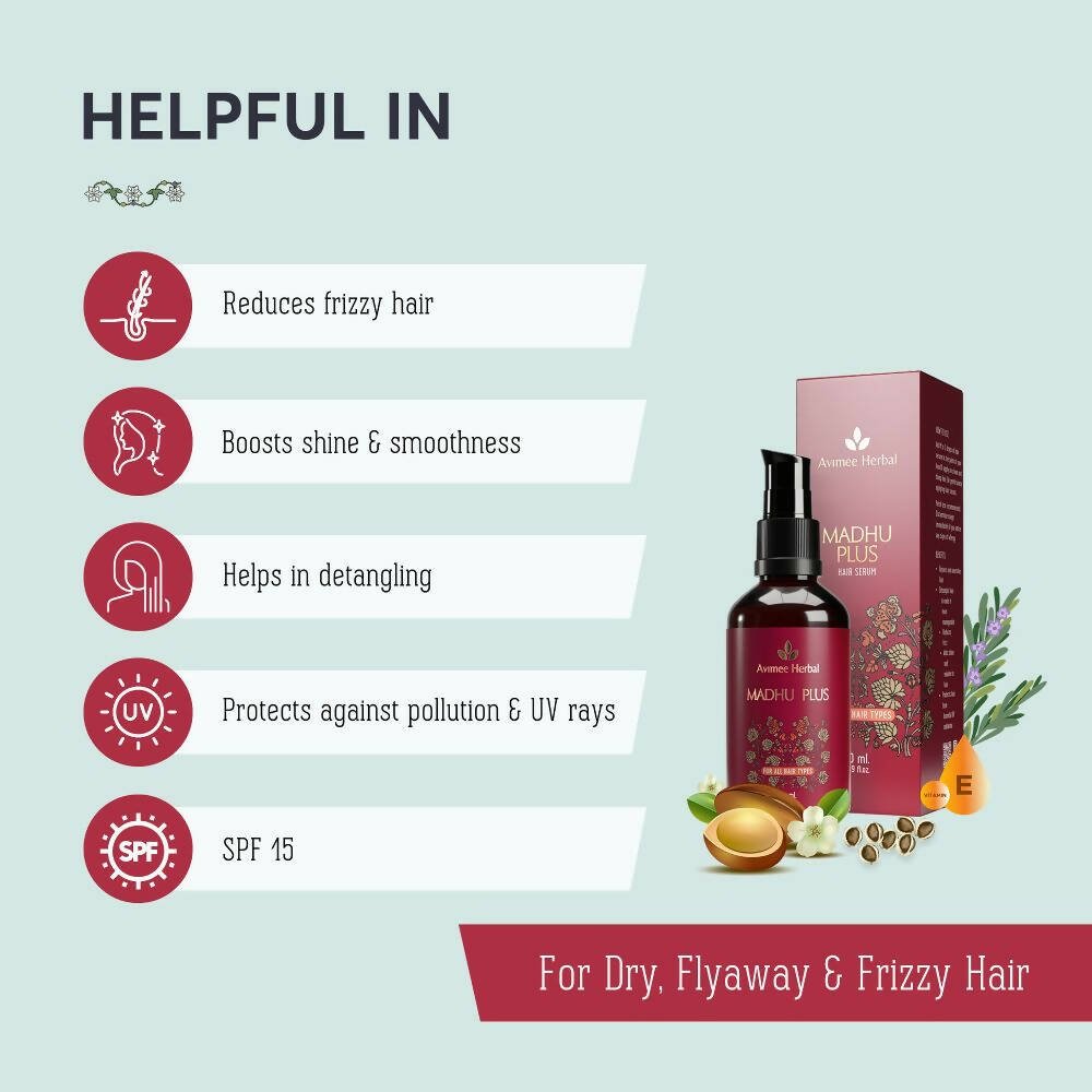 Avimee Herbal Madhu Plus Hair Serum - Distacart