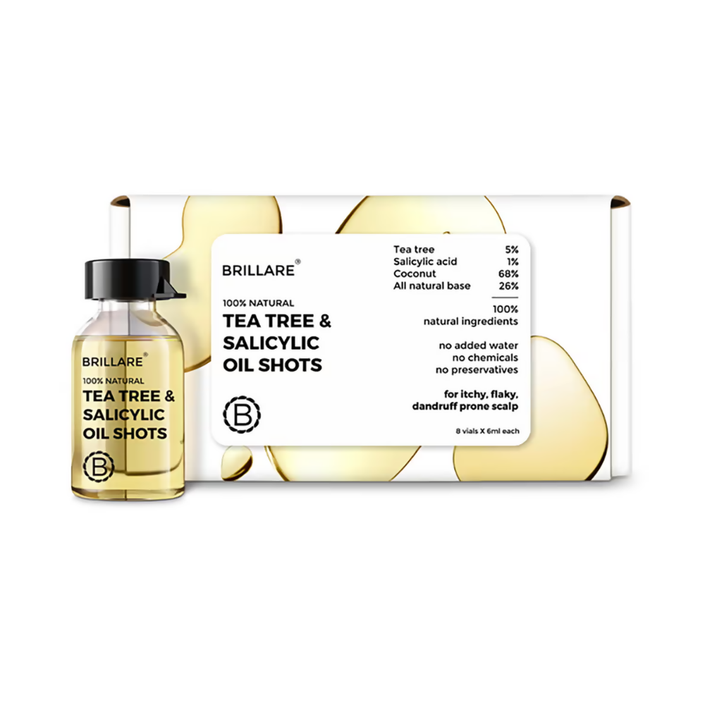 Brillare Tea Tree & Salicylic Oil Shots For Dandruff Control - Dista