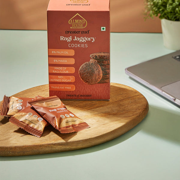 Almond House Ragi Jaggery Cookies