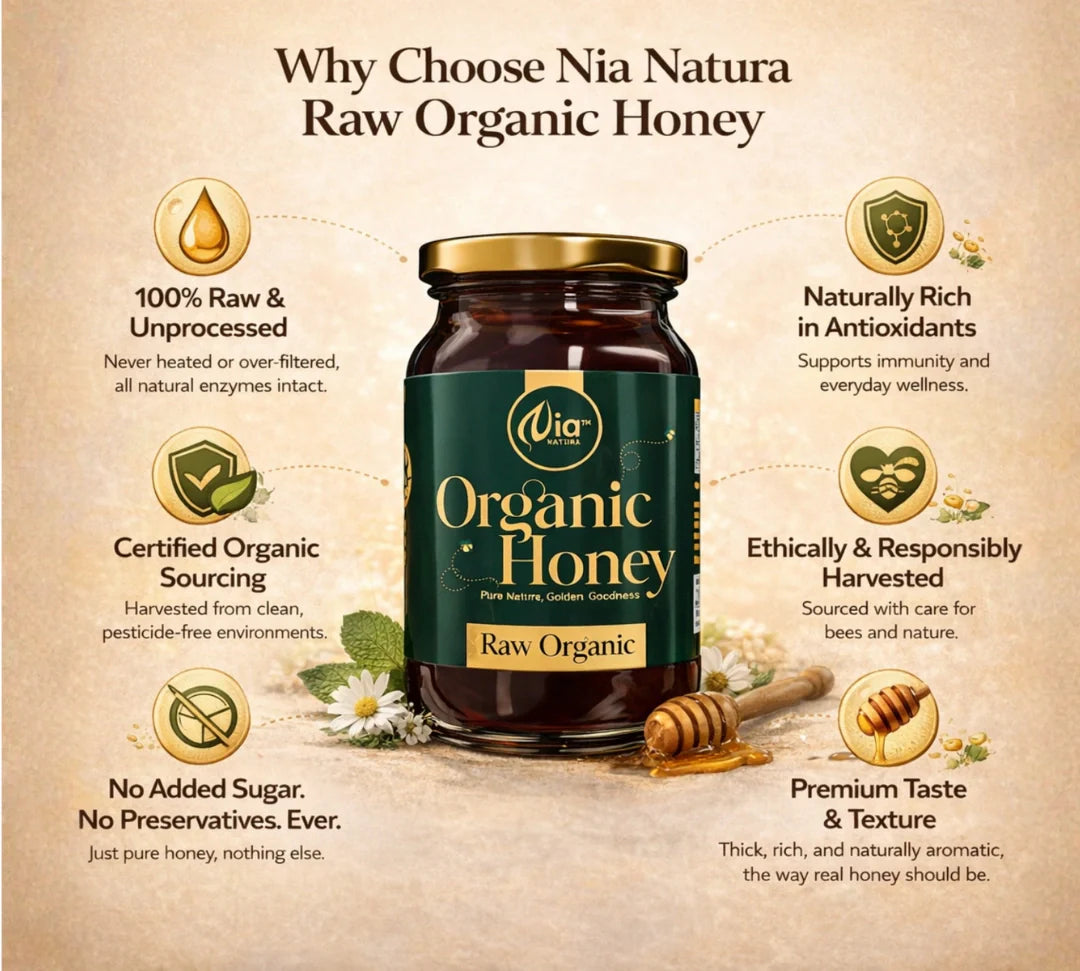 Nia Natura Organic Raw Organic Honey - Dista
