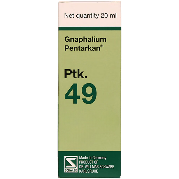 Dr. Willmar Schwabe Germany Gnaphalium Pentarkan Ptk. 49 Drops - Distacart