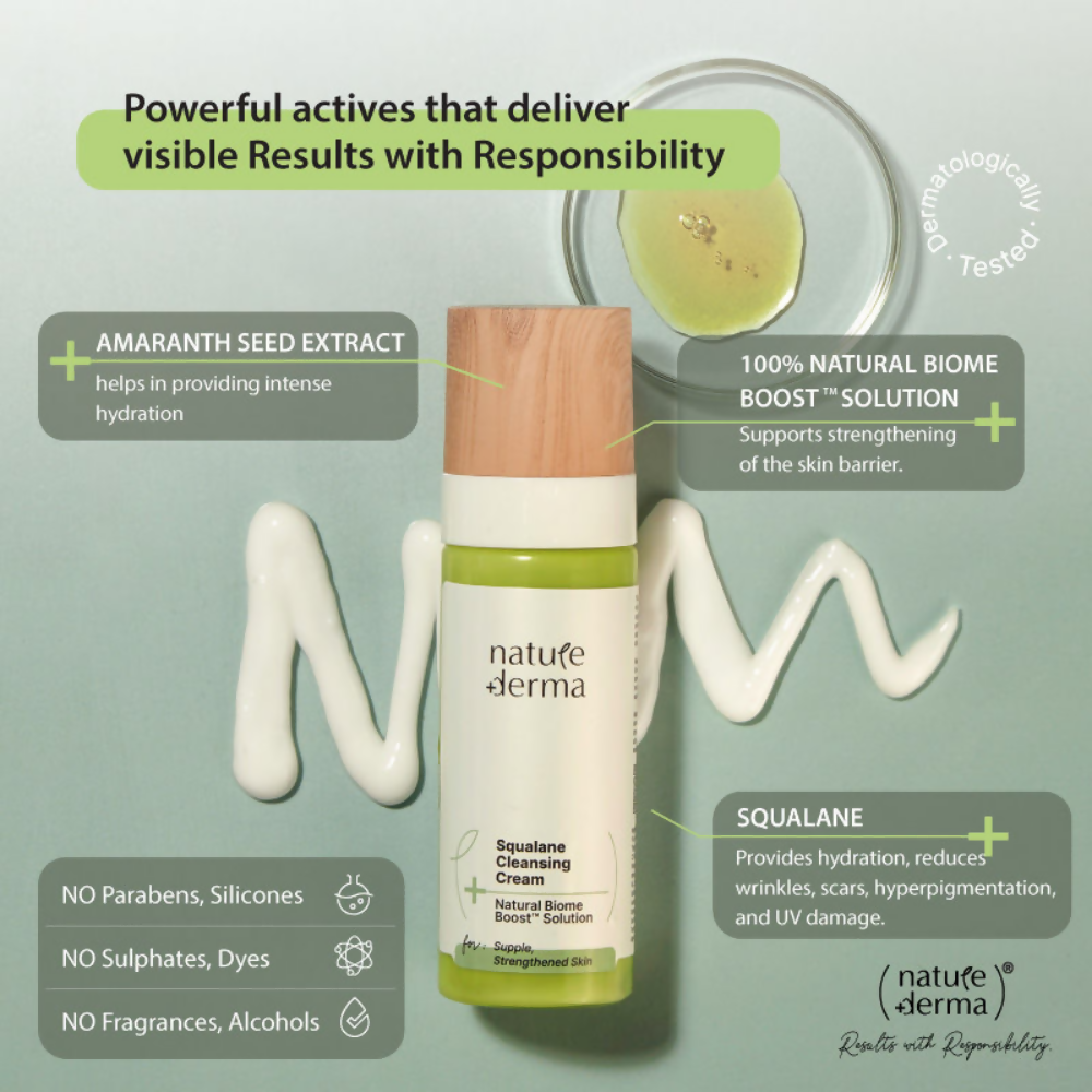 Nature Derma Squalane Cleansing Cream - Distacart