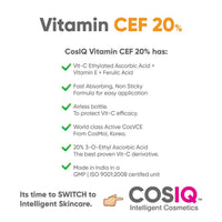 Thumbnail for Cos-IQ Vitamin CEF-20% Face Serum - Distacart