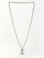 Thumbnail for NVR Men Set of 2 Silver & Gold Stainless Steel Pendant with Chain - Distacart