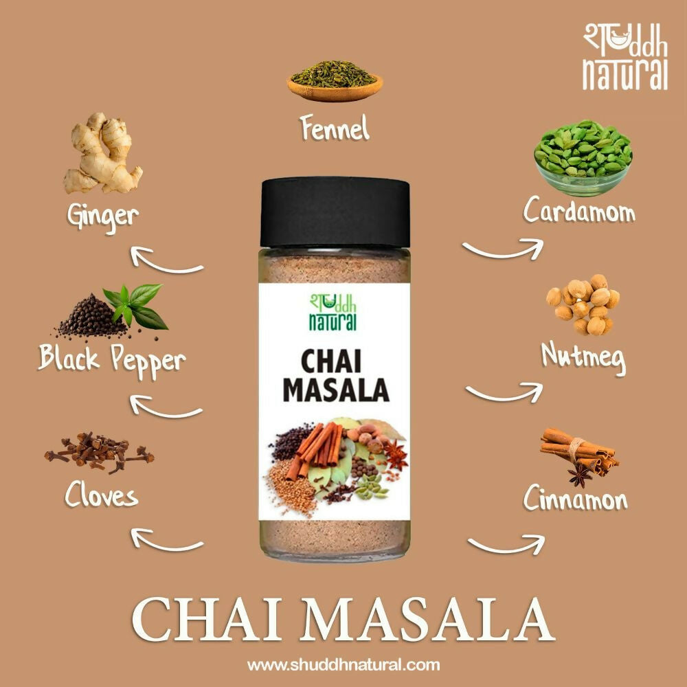 Shuddh Natural Premium Chai Masala - Distacart