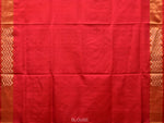 Thumbnail for Red Uppada Silk Handloom Saree with All Over Floral Design - Global Threads - Distacart