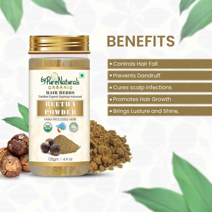 byPureNaturals Organic Reetha Powder - Dista