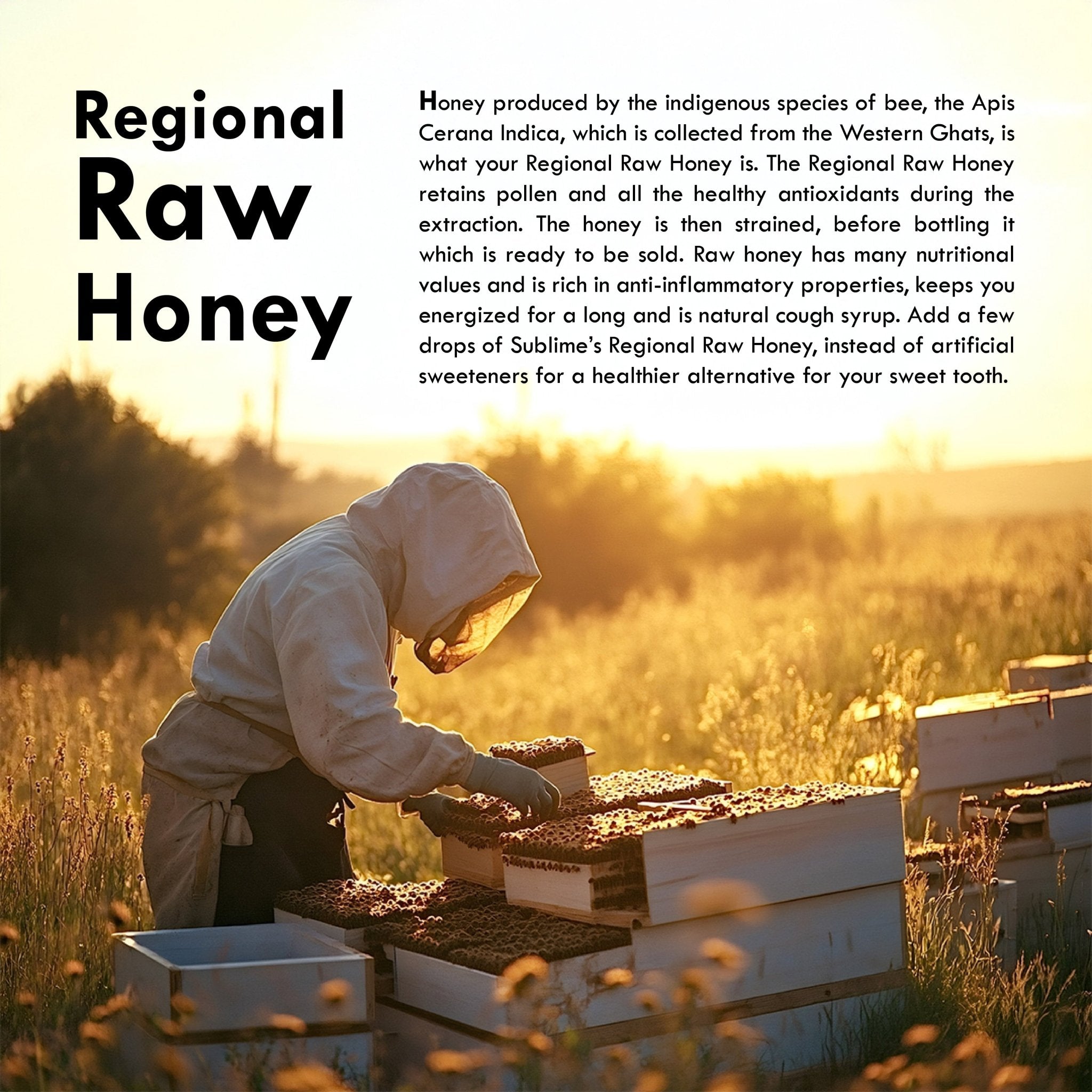 Sublime Inspiring Awe Regional Raw Honey - Distacart