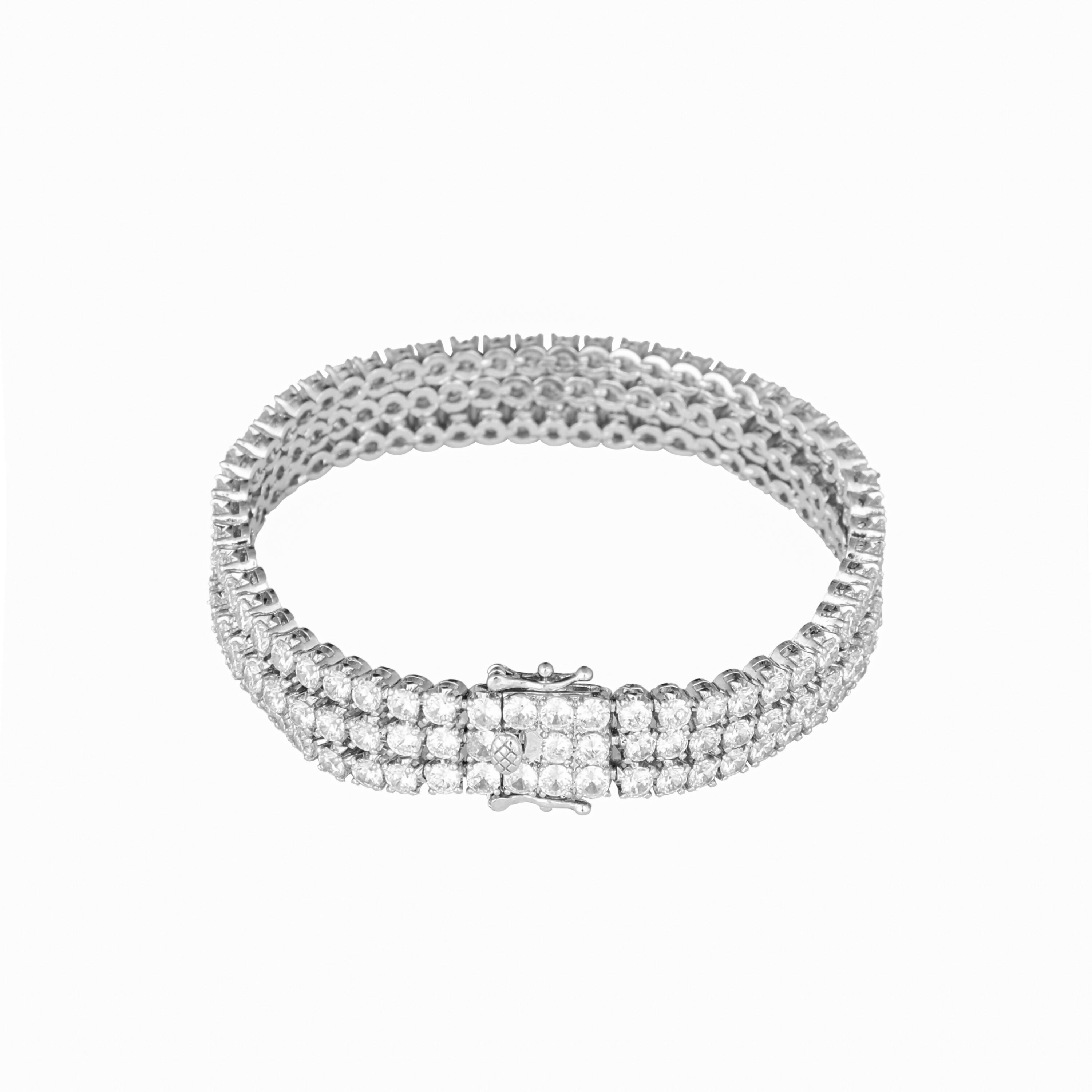 Nuyug TriSparkle Anti Tarnish Diamond Bracelet