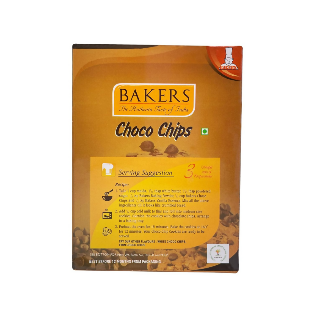 BAKERS Chocolate Choco Chips for Toppings - Dista
