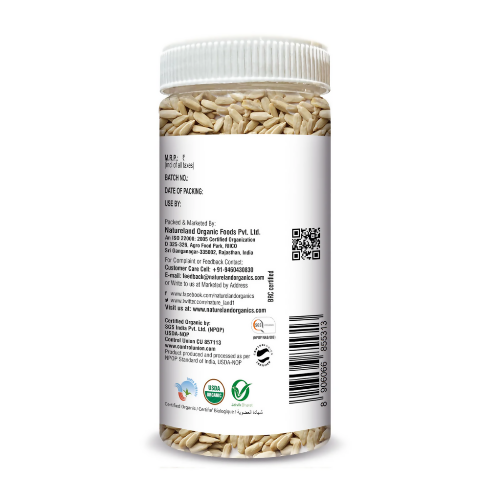 Nature Land Organics Edible Sunflower Seeds - Distacart