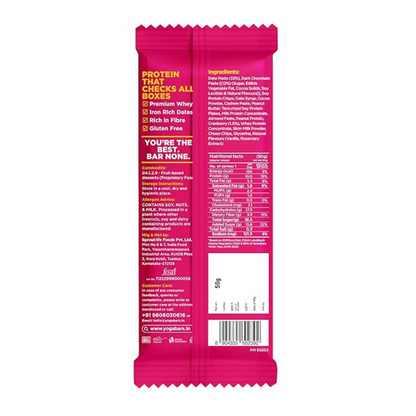 Yoga Bar Protein Bar - Dark Chocolate Cranberry - Distacart