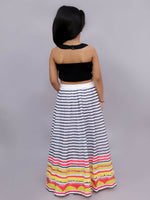 Thumbnail for Lil Drama Shor-Gul Multicolor Lehanga Choli Set for Girls