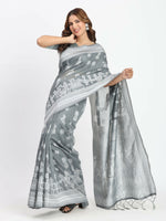 Thumbnail for Astita Linen Cotton Pink Saree