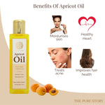 Thumbnail for The Pure Story Natural Cold Pressed Apricot Hair Oil - Distacart