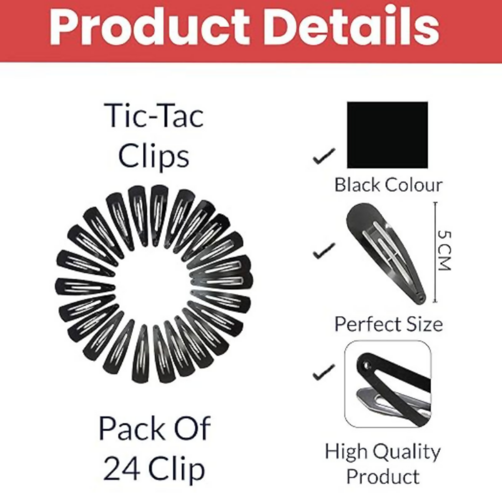 ̌Bronson Professional Tic Tac Hair Clips - Dista