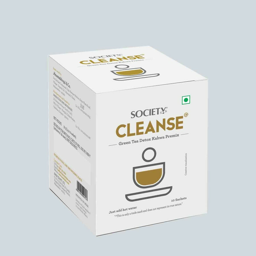 Society Cleanse Green Tea Detox Kahwa Premix