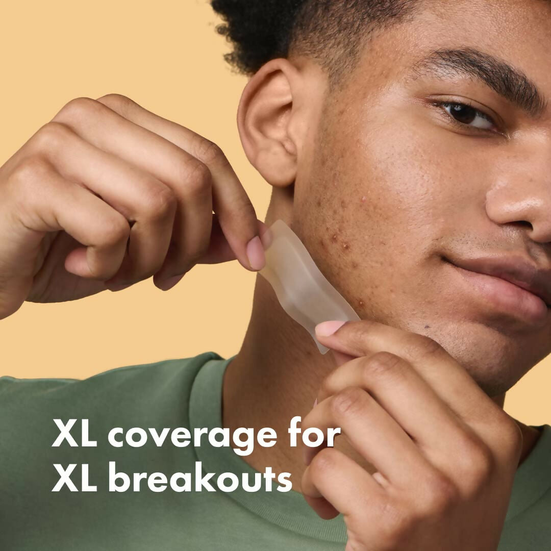 Mighty Patch Surface - Hydrocolloid Large Acne Pimple Patches Spot Treatment for Body and Larger Breakouts on Cheek, Forehead, Chin - Distacart