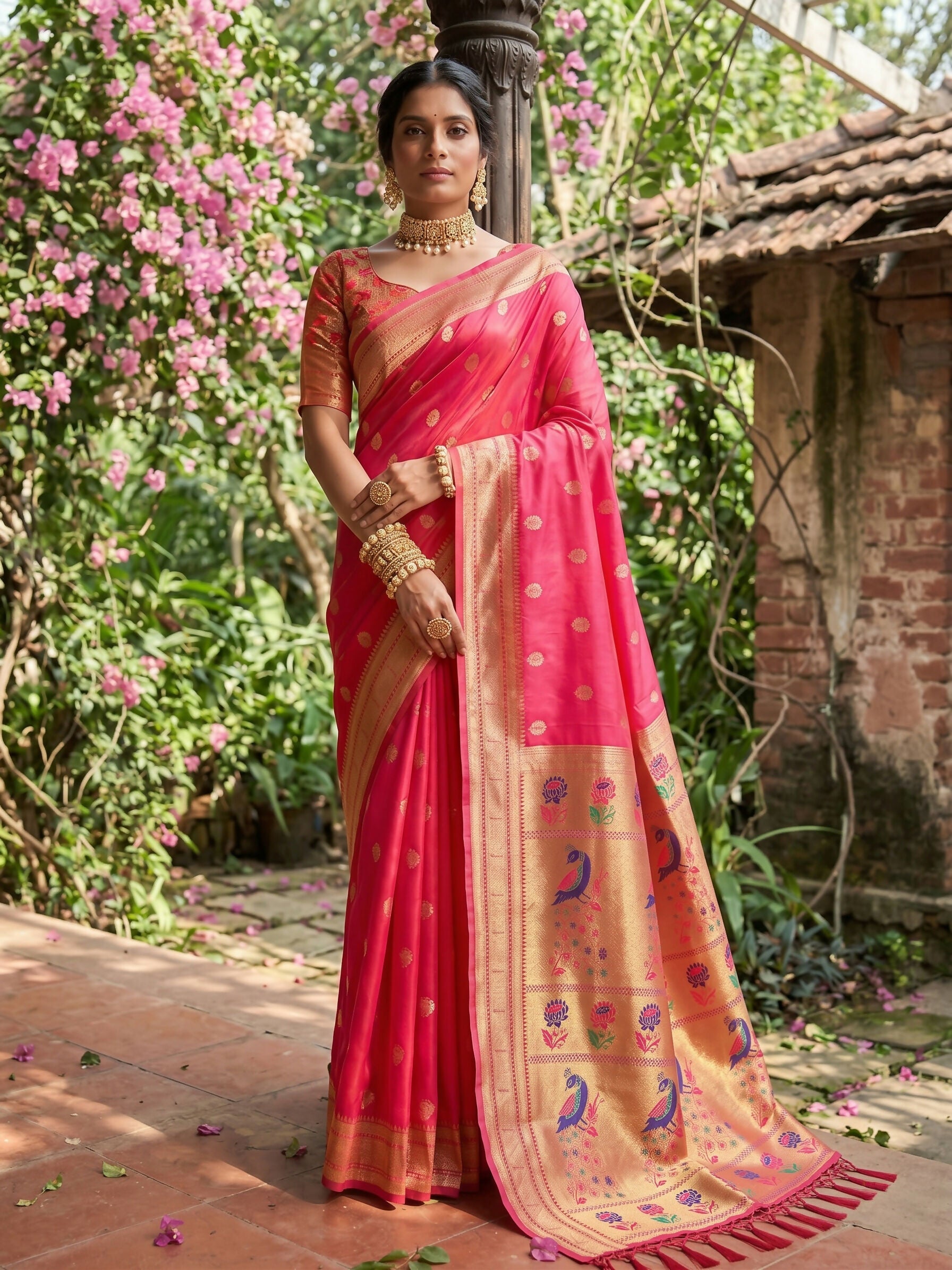 Shree Shyam Fashion Light Pink Soft Silk Saree - Dista