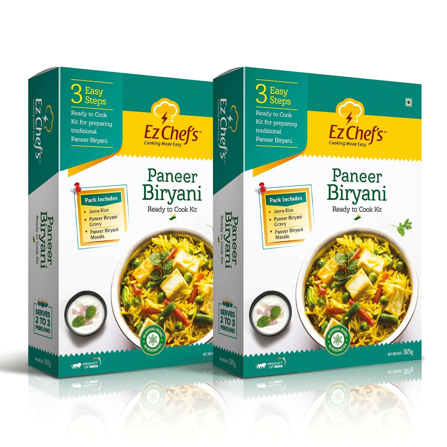 Ez Chef's Paneer Biryani Kit - Distacart