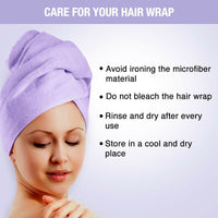 Thumbnail for Nykaa Naturals Microfiber Hair Wrap for Frizz Free & Shiny Hair - Lavender - Distacart