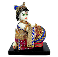 Thumbnail for Esplanade Resin Krishna Makhan Chor Statue - Distacart