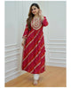 Alvano Women's Sequence Naira Cut Kurti with Pant set Printed Rayon - Distacart