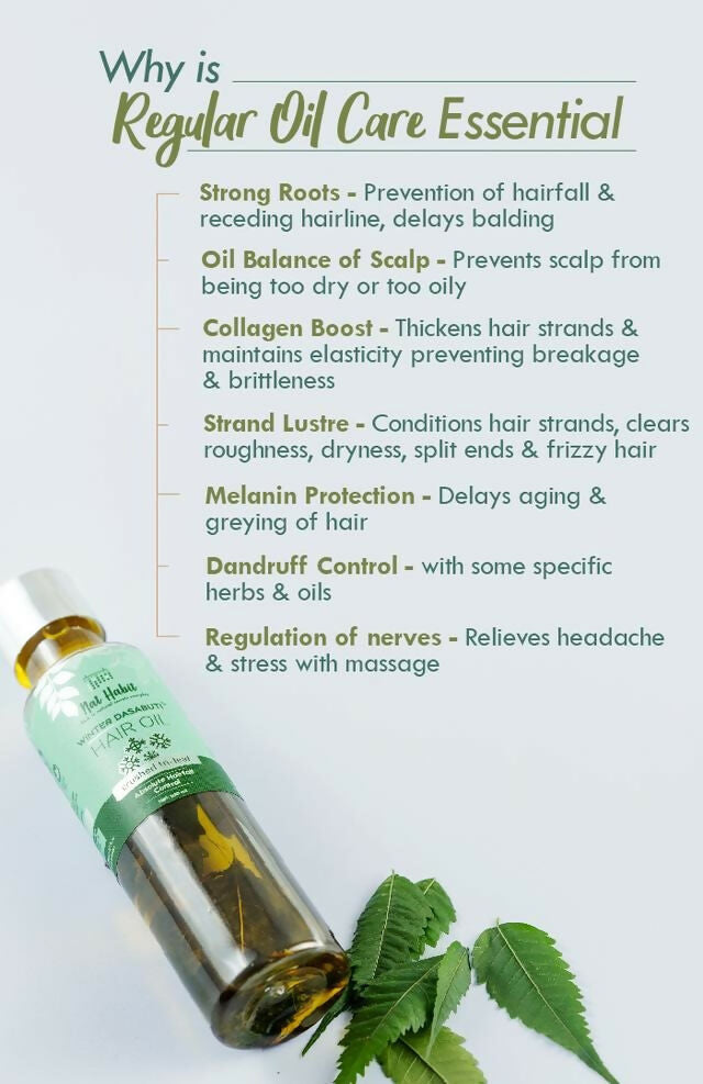 Nat Habit Crushed Tri-Leaf Winter Hair Oil - Distacart