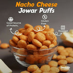 Thumbnail for Snackible Nacho Cheese Jowar Puffs - Distacart