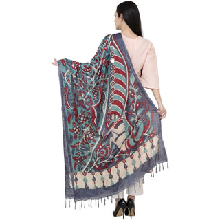 A R Silk Modal Kalamkari Print Fancy Dupatta Color Multi Print Dupatta or Chunni