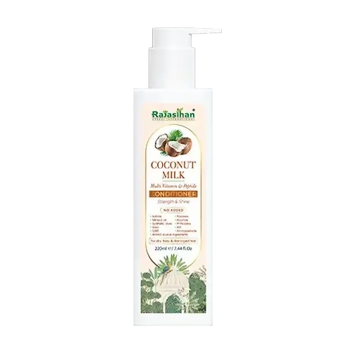 Rajasthan Herbals Coconut Milk Multi Vitamin & Peptide Conditioner - Distacart
