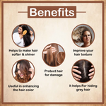Thumbnail for VedicAyurveda Henna Hair Color - Chestnut Brown - Dista