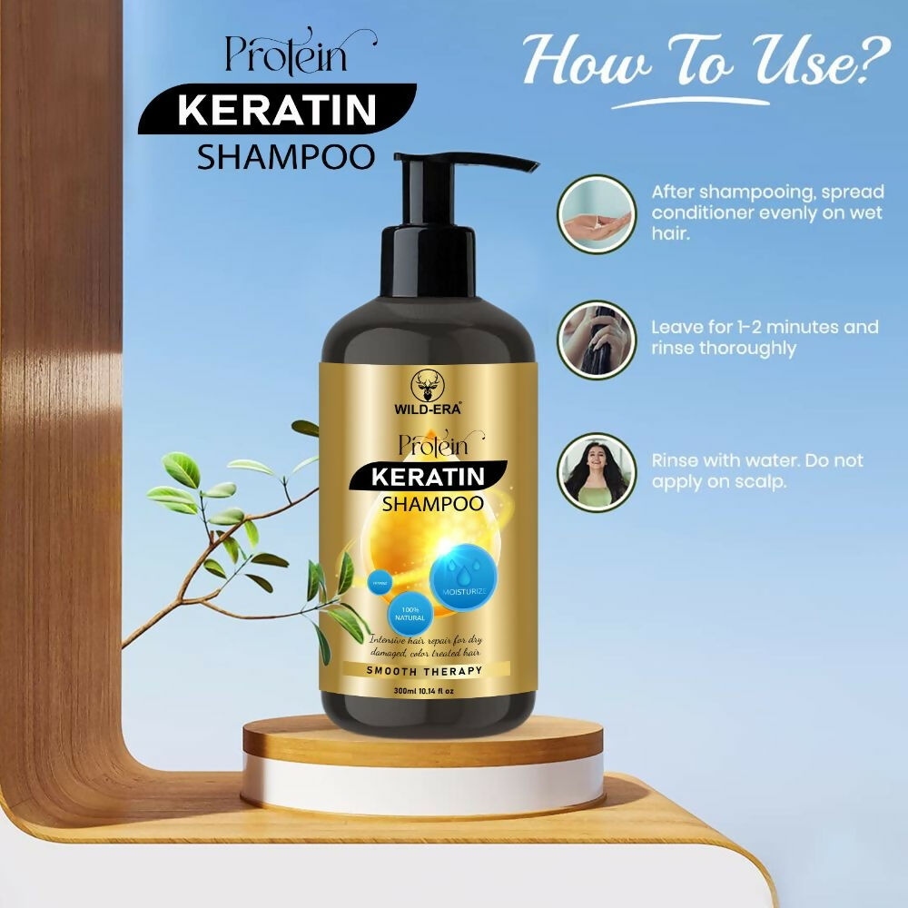 Wildera Keratin Smooth Shampoo with Keratin and Argan Oil - Distacart