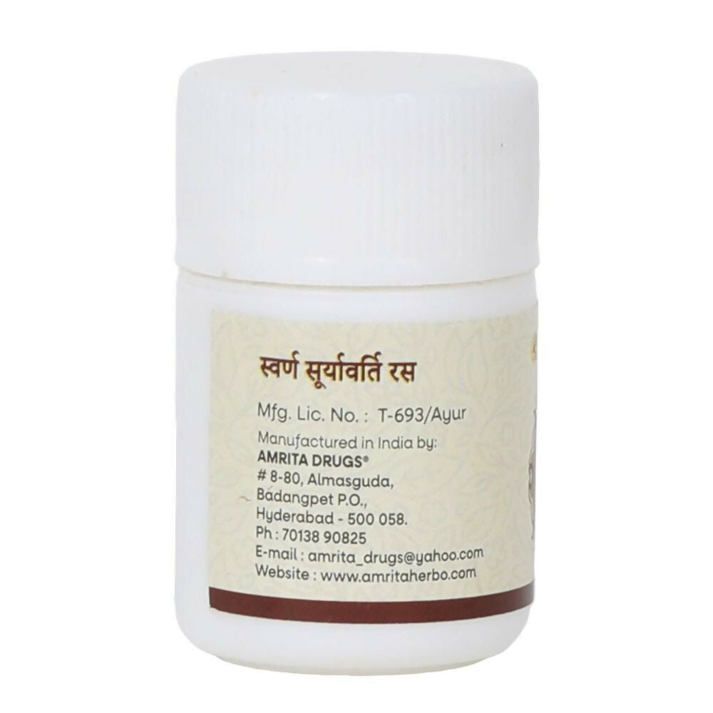 Amrita Swarna Suryavarti Ras Tablets - Distacart