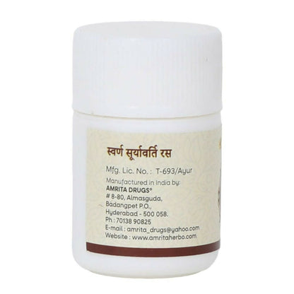 Amrita Swarna Suryavarti Ras Tablets - Distacart