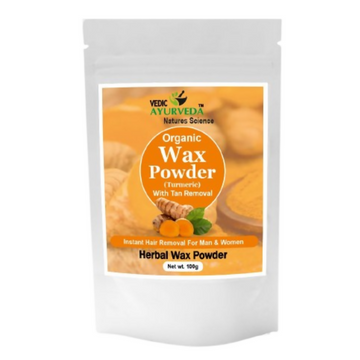 VedicAyurveda Herbal Wax Powder - Turmeric - Dista