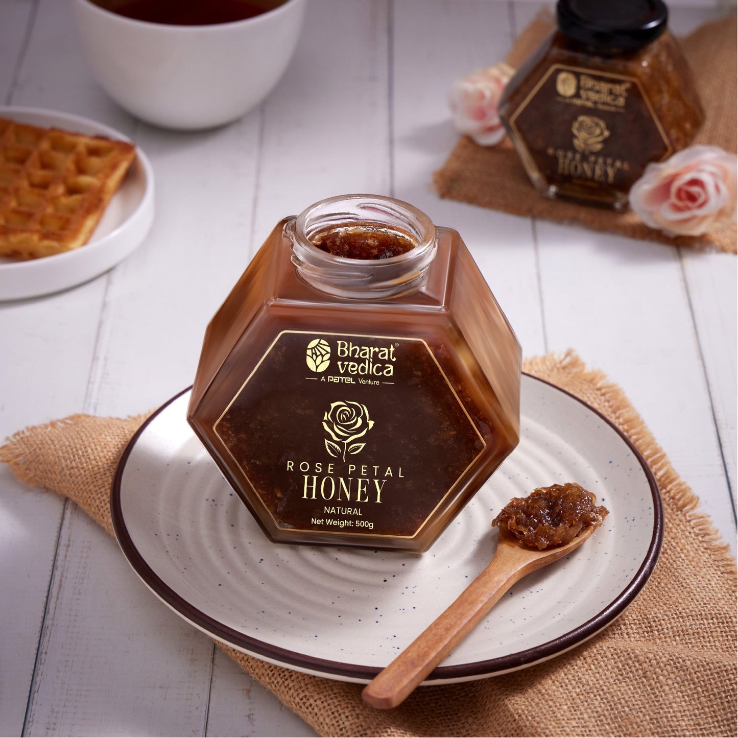 Bharat Vedica Rose Petal With Honey - Gulab Honey / Gulkand Shahad - Distacart