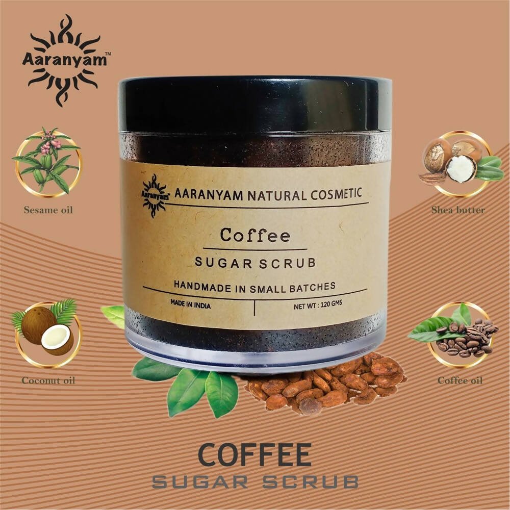 Aaranyam Coffee Sugar Scrub For Face & Body - Distacart