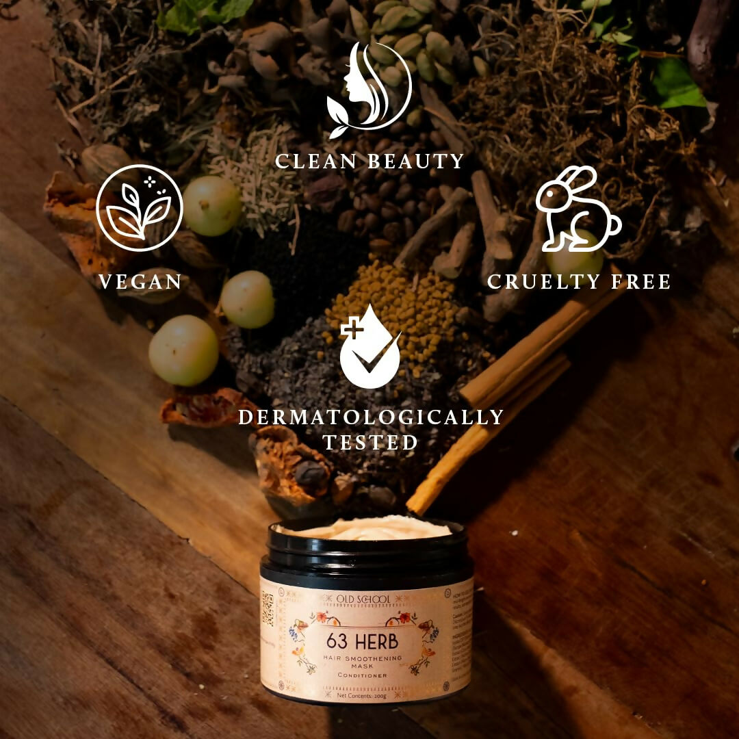 Old School Rituals 63-Herb Hair Smoothening Mask - Dista