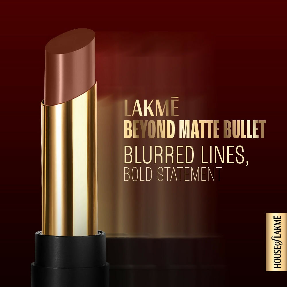 Lakme Absolute Beyond Matte Lipstick - 301 Brown Beauty - Distacart