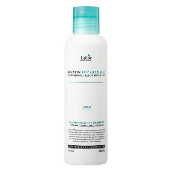 La'dor Keratin LPP Korean Shampoo - Sulfate-Free, Keratin-Safe Protein Shampoo for Frizz-Free Hair - Distacart