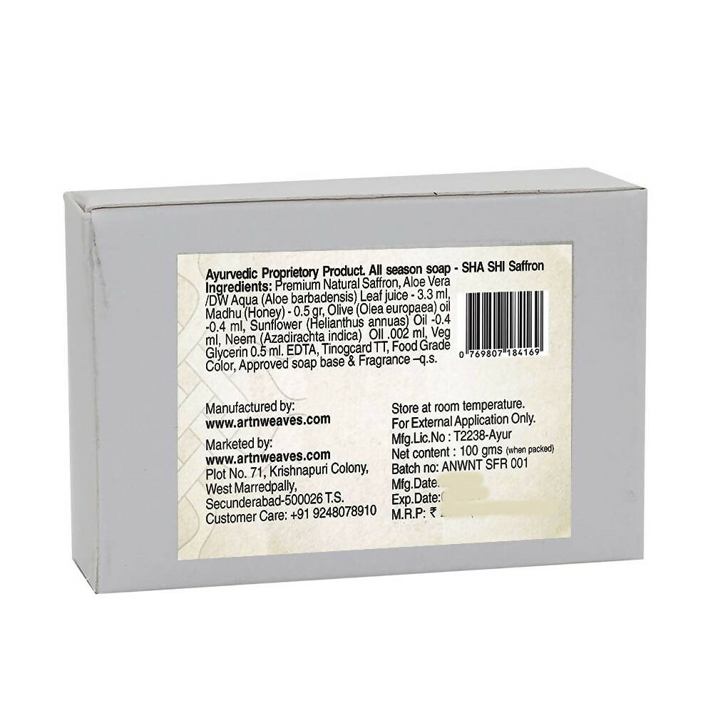 artNweaves Sha Shi Saffron Handmade Soap - Distacart