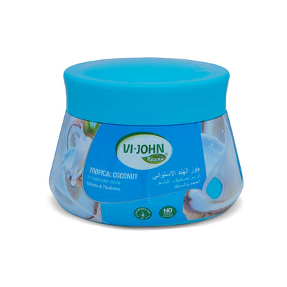 VI-JOHN Naturale Tropical Coconut Styling Hair Cream Strength & Shine - Distacart