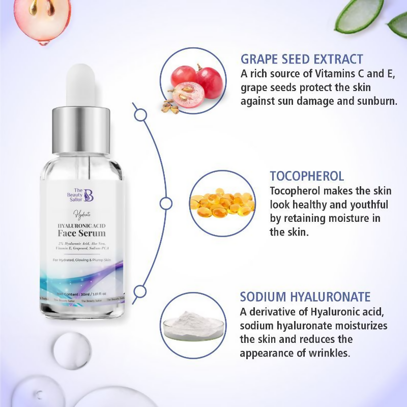 The Beauty Sailor Hyaluronic Acid Face Serum - Distacart