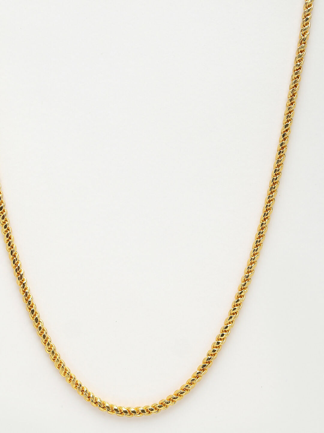 NVR Men's Gold-Plated Stainless Steel Chain - Distacart