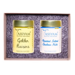 Thumbnail for Tassyam Organics Dry Fruit Set - Salted Cashew and Kishmish - Distacart