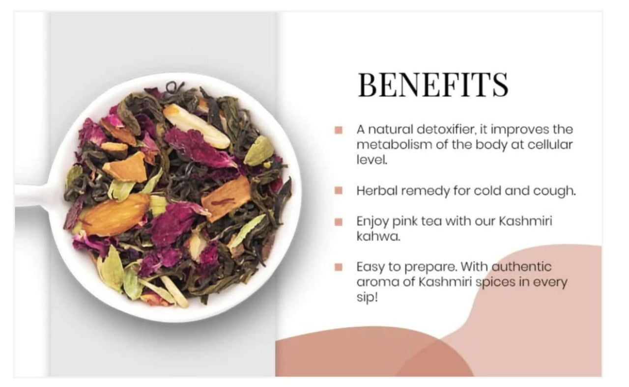 Shuddh Natural Gut Detox Tea Kashmiri Kahwa - Distacart