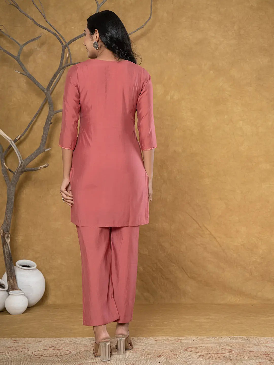Yufta Rust Co-Ord Set - Distacart